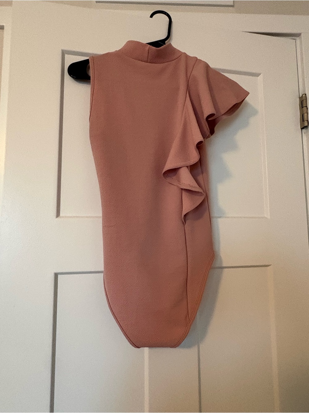 Girls' Pink Ruffle One-Piece - Picture 2 of 3